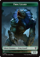 Food // Frog Lizard Double-Sided Token [Secrets of Strixhaven Commander Tokens] | Devastation Store