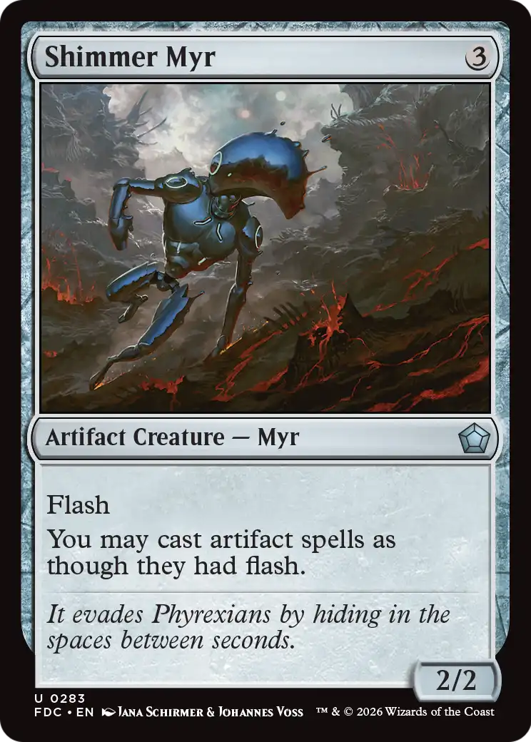 Shimmer Myr [Foundations Commander] | Devastation Store