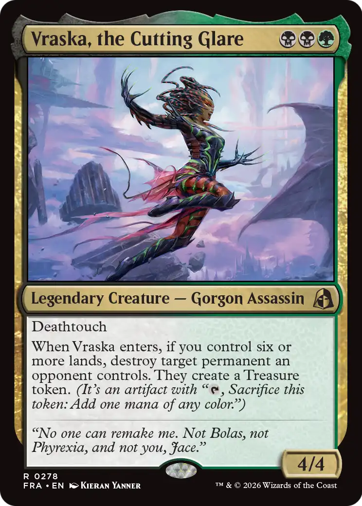 Vraska, the Cutting Glare [Reality Fracture] | Devastation Store