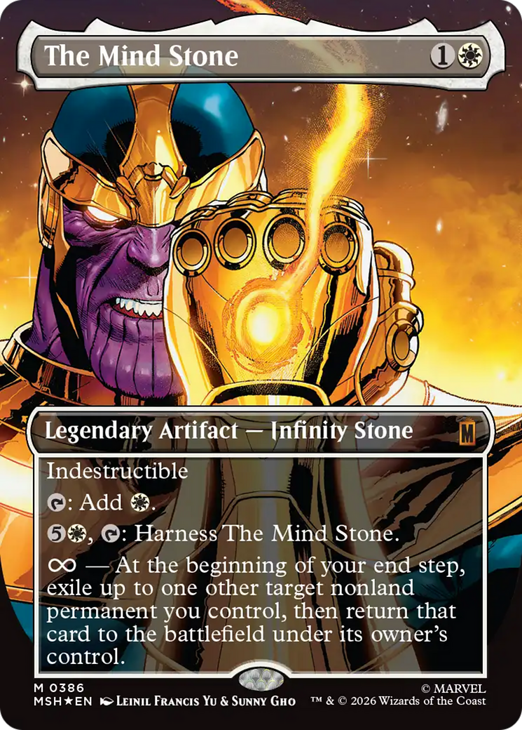 The Mind Stone (Borderless) [Marvel Super Heroes] | Devastation Store