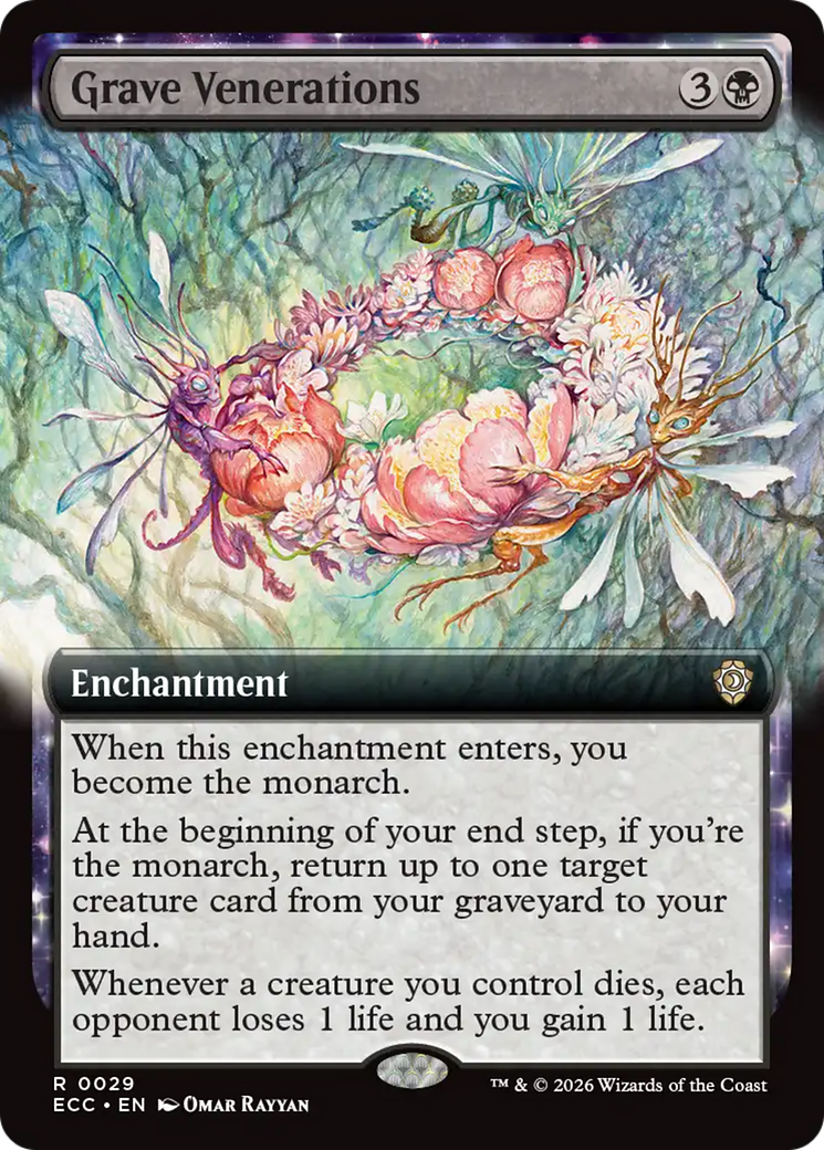 Grave Venerations (Extended Art) [Lorwyn Eclipsed Commander] | Devastation Store