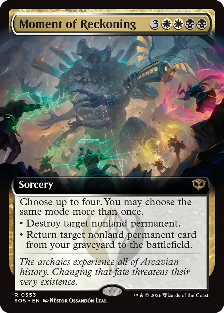 Moment of Reckoning (Extended Art) [Secrets of Strixhaven] | Devastation Store