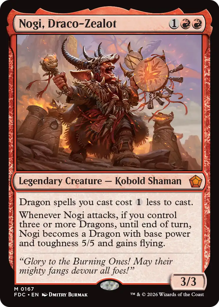 Nogi, Draco-Zealot [Foundations Commander] | Devastation Store