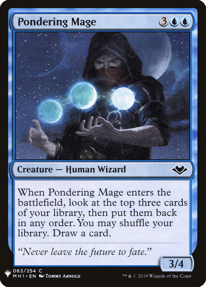 Pondering Mage [Mystery Booster] | Devastation Store