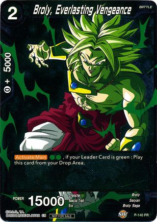 Broly, Everlasting Vengeance (P-140) [Promotion Cards] | Devastation Store