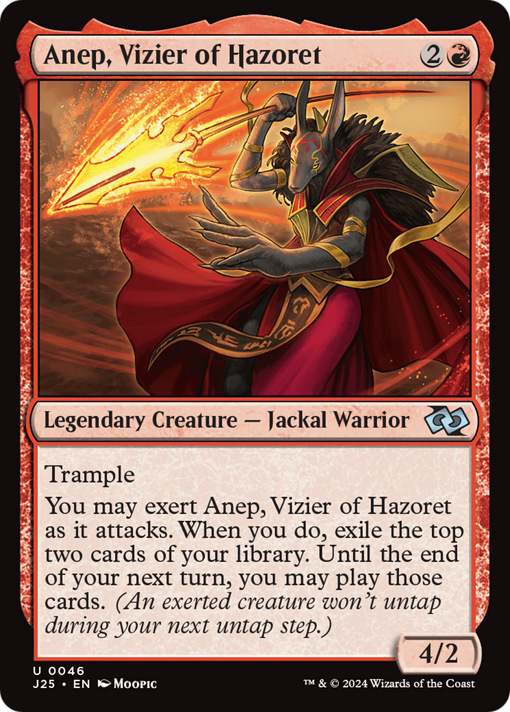 Anep, Vizier of Hazoret (Anime) [Foundations Jumpstart] | Devastation Store