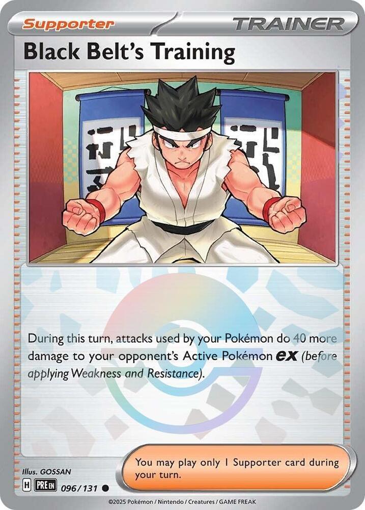 Black Belt's Training (096/131) (Poke Ball Pattern) [Scarlet & Violet: Prismatic Evolutions] | Devastation Store
