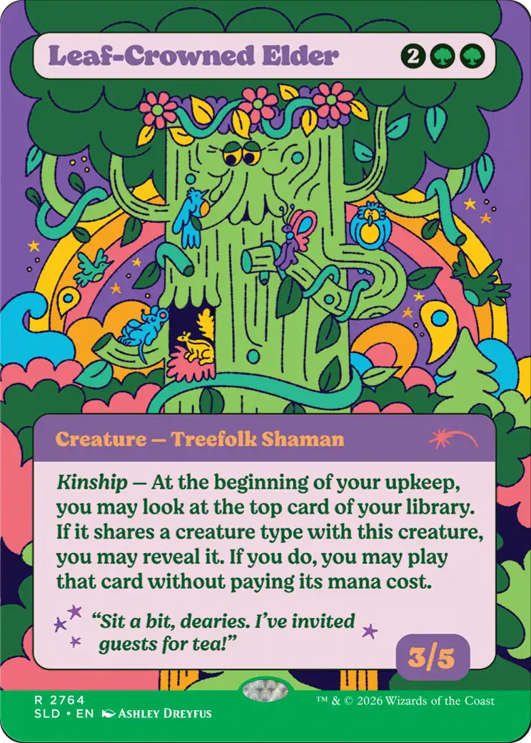 Leaf-Crowned Elder [Secret Lair Drop Series] | Devastation Store