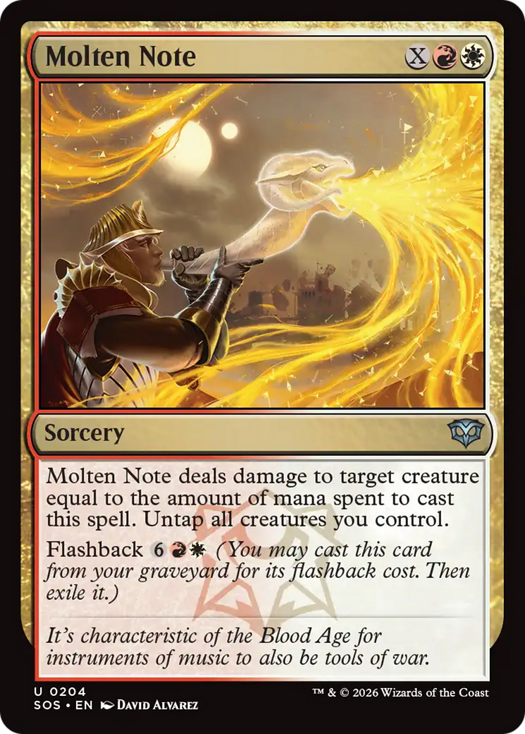 Molten Note [Secrets of Strixhaven] | Devastation Store