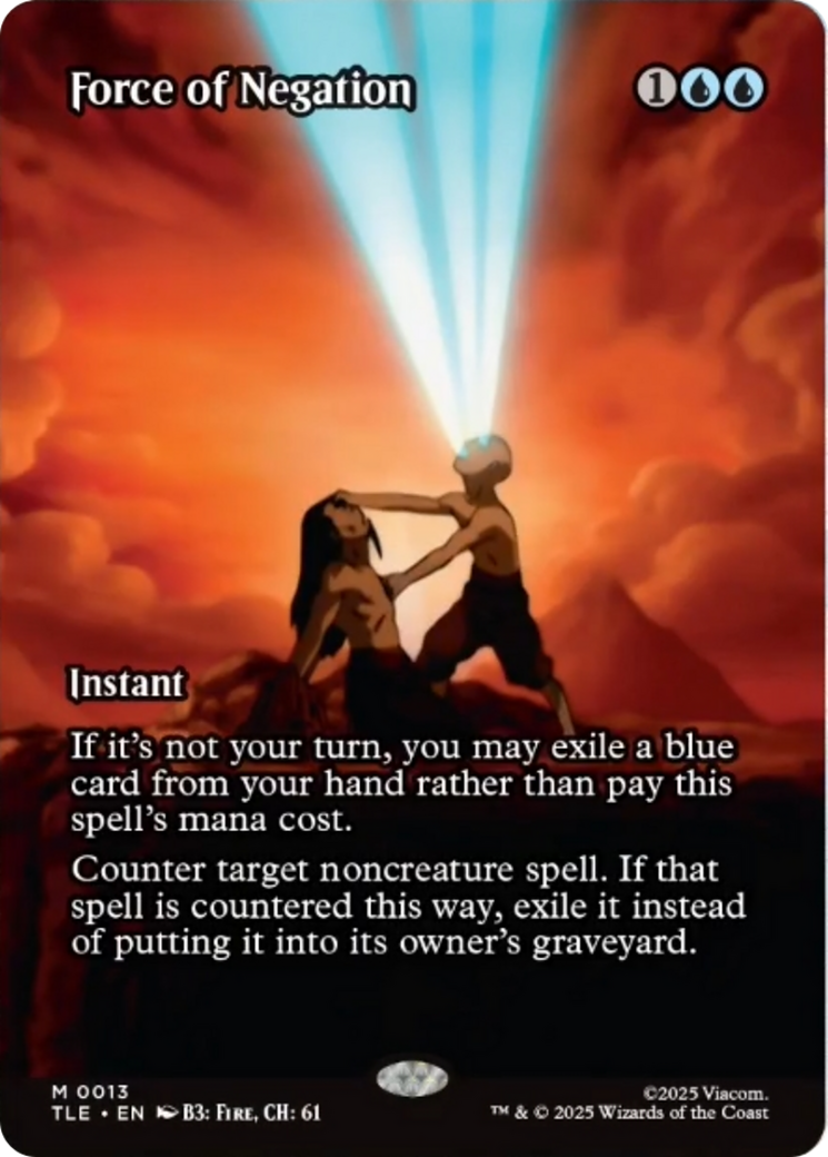 Force of Negation (Borderless) [Avatar: The Last Airbender: Eternal-Legal] | Devastation Store