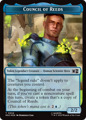 Council of Reeds (024) // Construct (030) Double-Sided Token (Surge Foil) [Marvel Super Heroes Commander Tokens] | Devastation Store