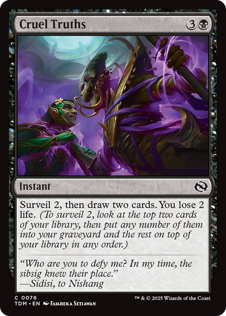 Cruel Truths [Tarkir: Dragonstorm] | Devastation Store