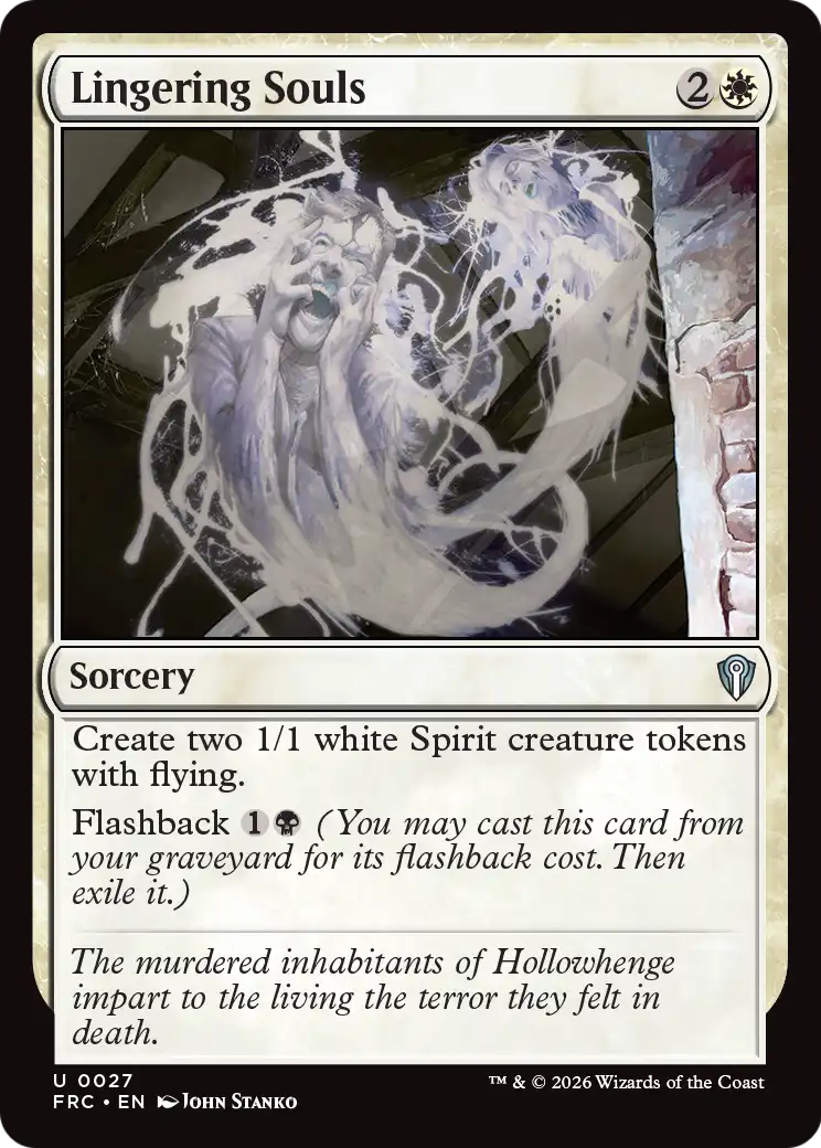 Lingering Souls [Reality Fracture Commander] | Devastation Store