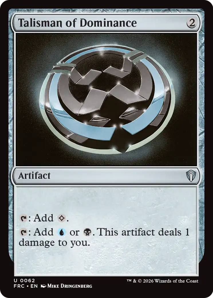 Talisman of Dominance [Reality Fracture Commander] | Devastation Store