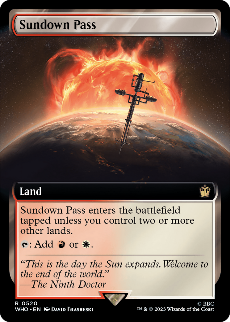 Sundown Pass (Extended Art) [Doctor Who] | Devastation Store