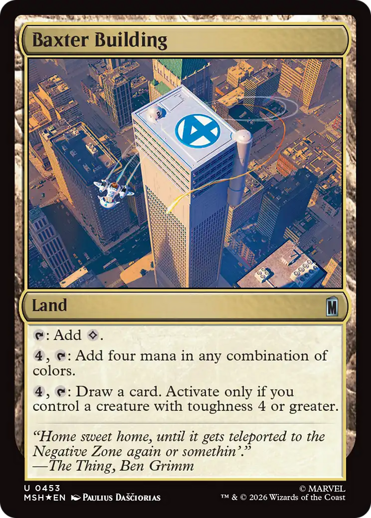Baxter Building (Surge Foil) [Marvel Super Heroes] | Devastation Store