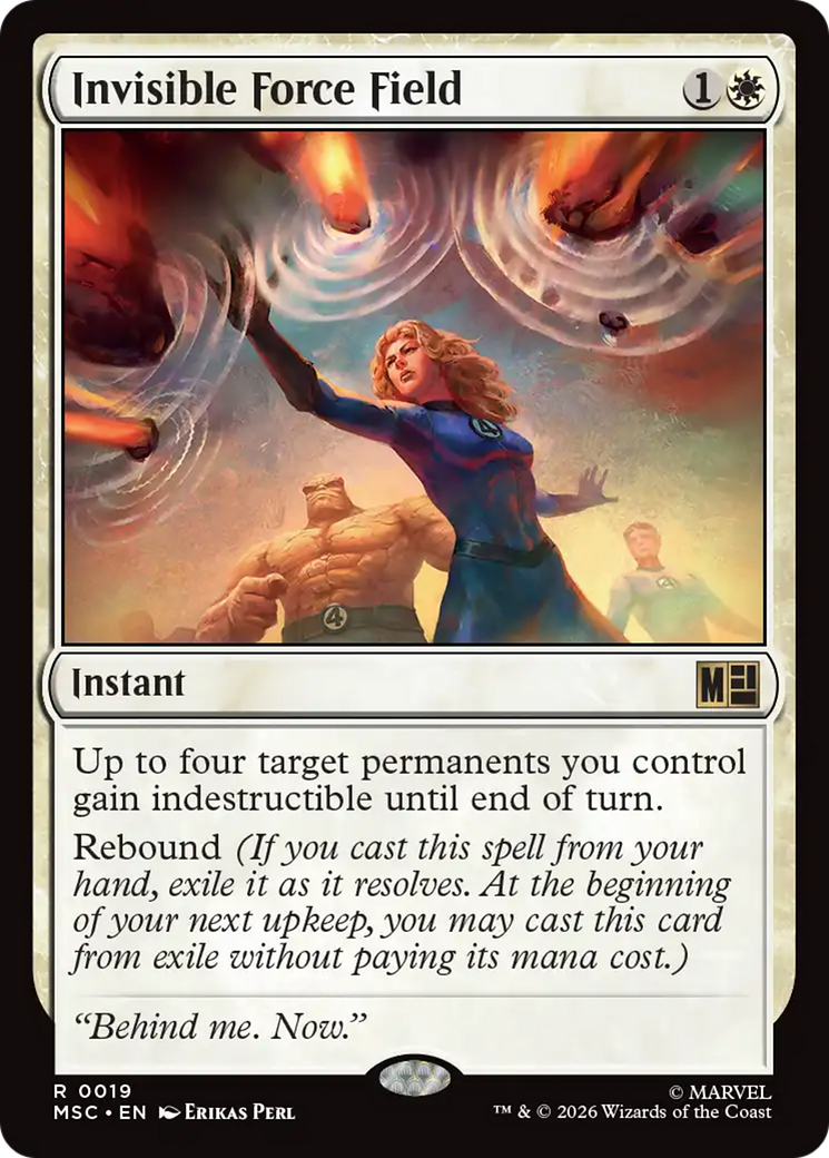 Invisible Force Field (Surge Foil) [Marvel Super Heroes Commander] | Devastation Store