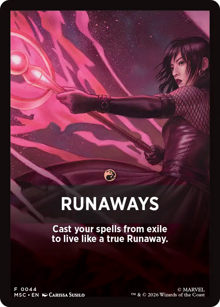 Runaways Theme Card [Marvel Super Heroes Commander] | Devastation Store