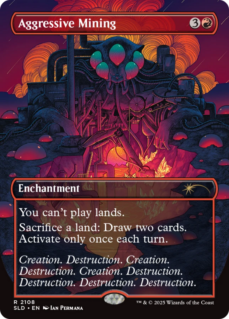 Aggressive Mining (Galaxy Foil) [Secret Lair Drop Series] | Devastation Store