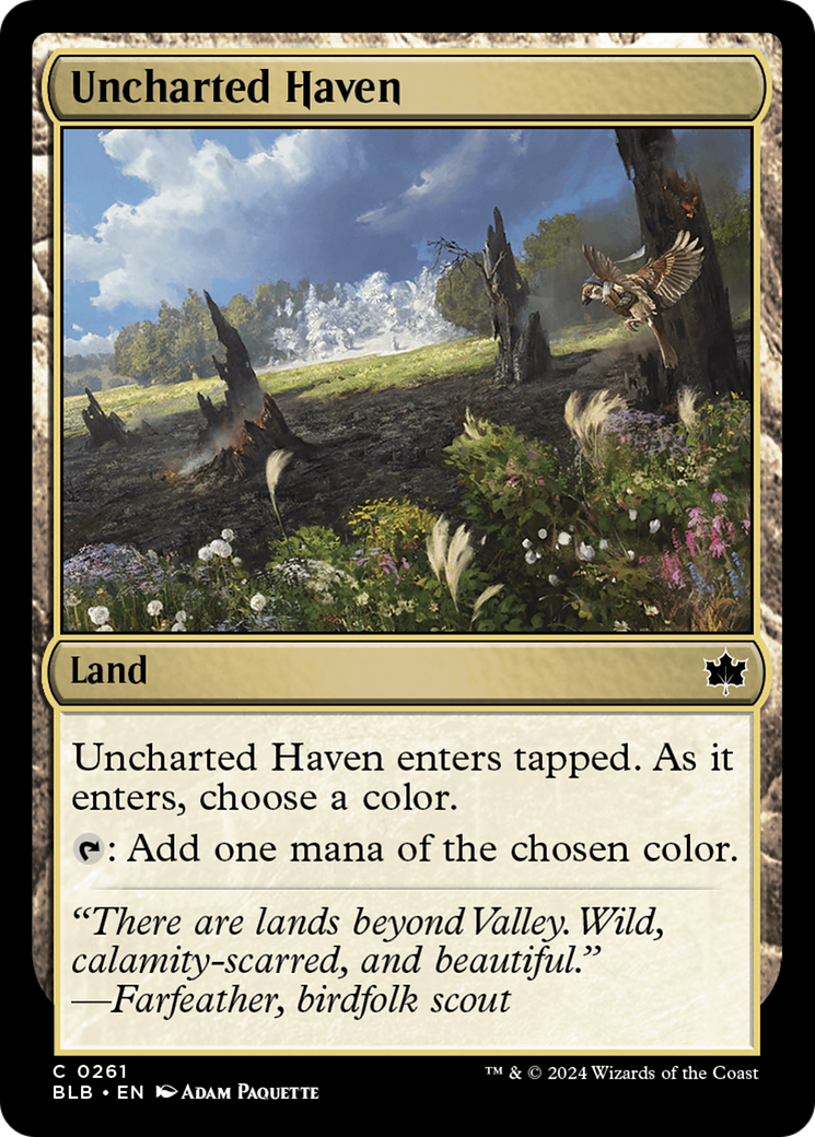 Uncharted Haven [Bloomburrow] | Devastation Store