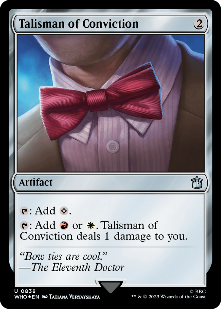 Talisman of Conviction (Surge Foil) [Doctor Who] | Devastation Store