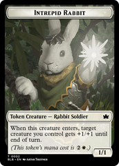 Bat // Intrepid Rabbit Double-Sided Token [Bloomburrow Tokens] | Devastation Store