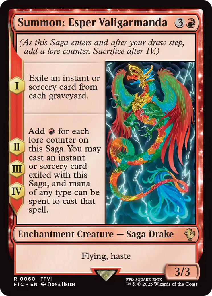 Summon: Esper Valigarmanda [FINAL FANTASY Commander] | Devastation Store