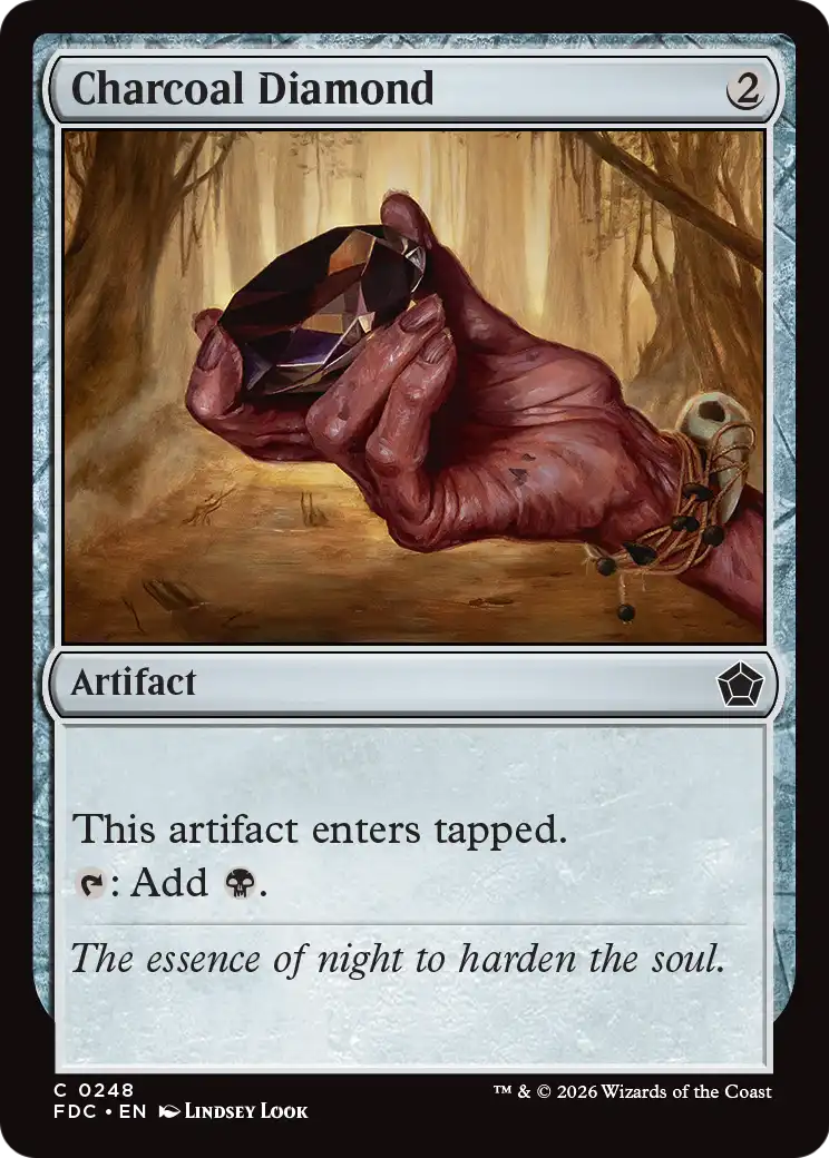 Charcoal Diamond [Foundations Commander] | Devastation Store