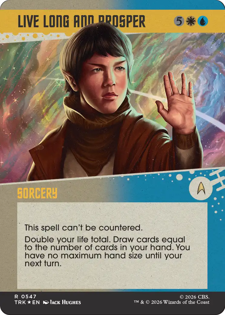Live Long and Prosper (Showcase) (Surge Foil) [Star Trek] | Devastation Store