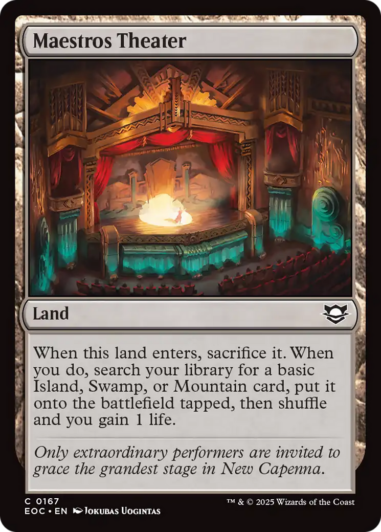 Maestros Theater [Edge of Eternities Commander] | Devastation Store
