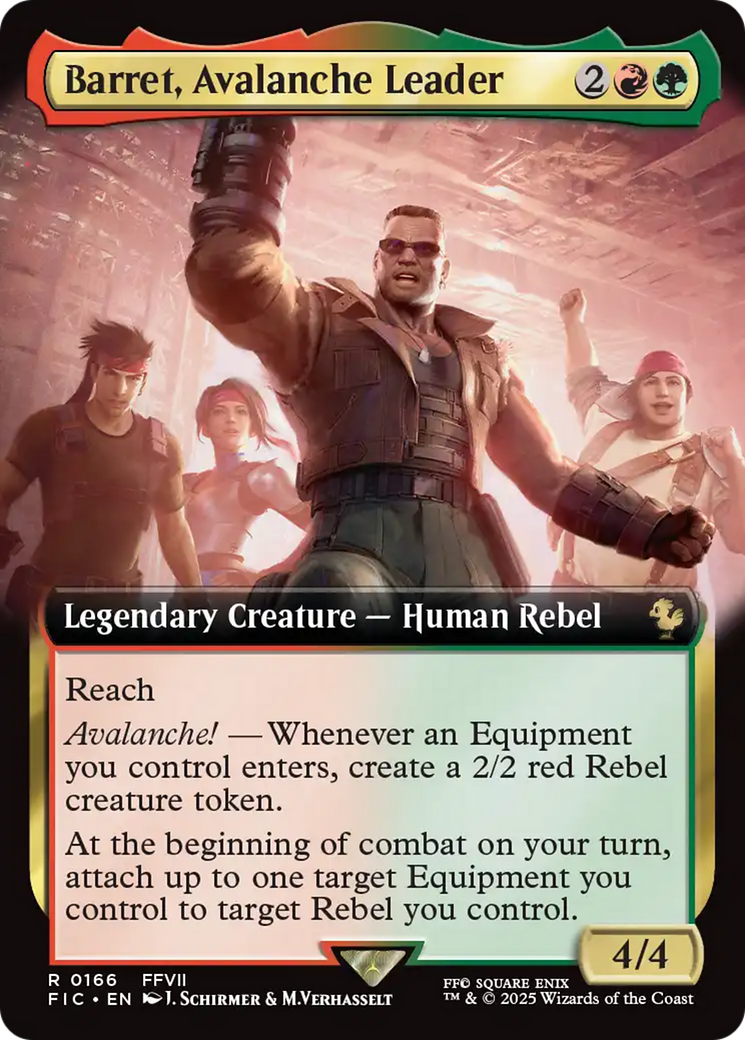 Barret, Avalanche Leader (Extended Art) [FINAL FANTASY Commander] | Devastation Store