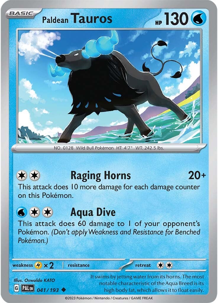 Paldean Tauros (041/193) [Scarlet & Violet: Paldea Evolved] | Devastation Store