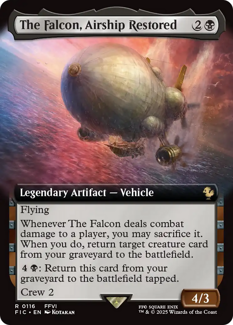 The Falcon, Airship Restored (Extended Art) [FINAL FANTASY Commander] | Devastation Store