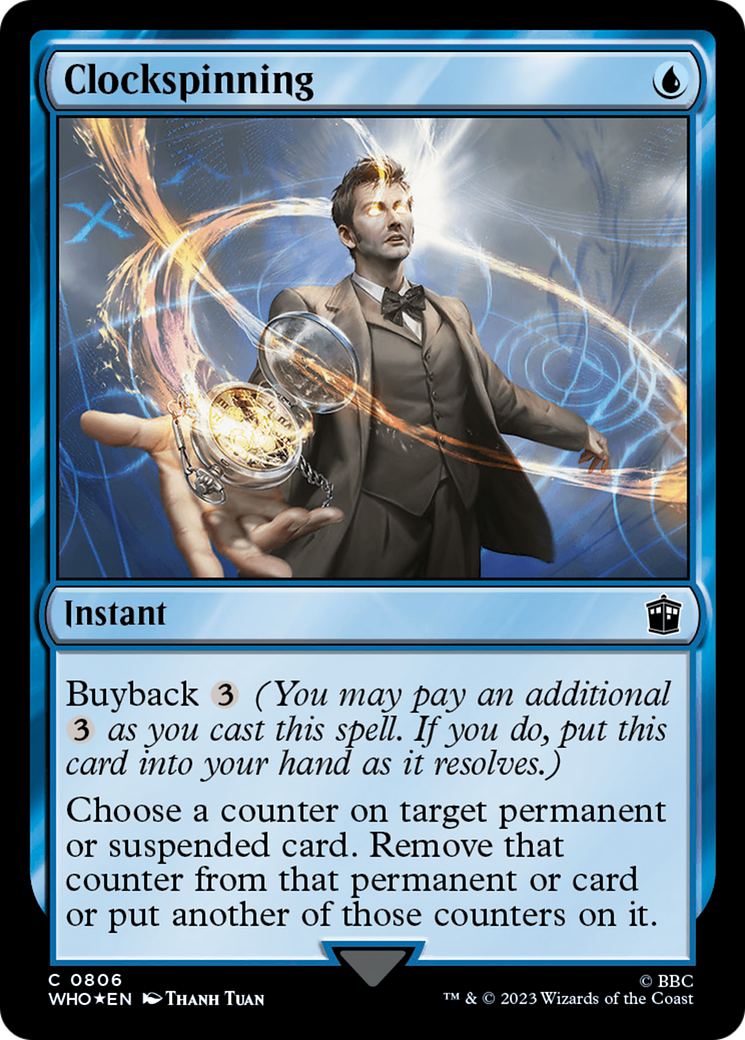 Clockspinning (Surge Foil) [Doctor Who] | Devastation Store