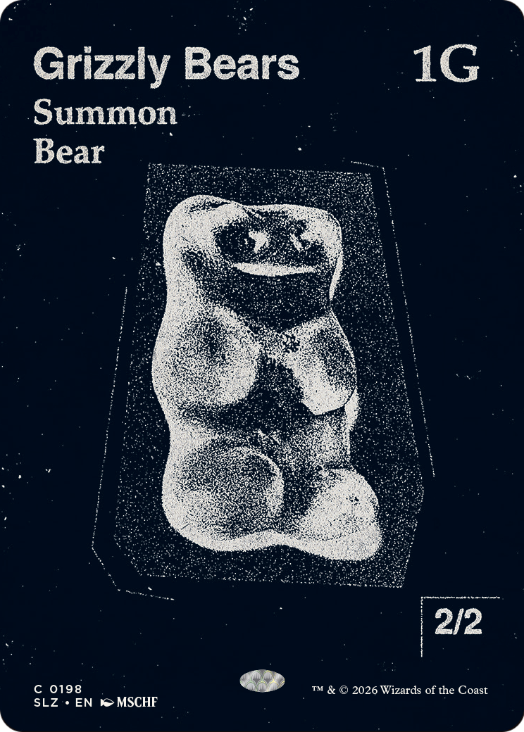 Grizzly Bears (0198) [Secret Lair x MSCHF: The Zeta Set] | Devastation Store