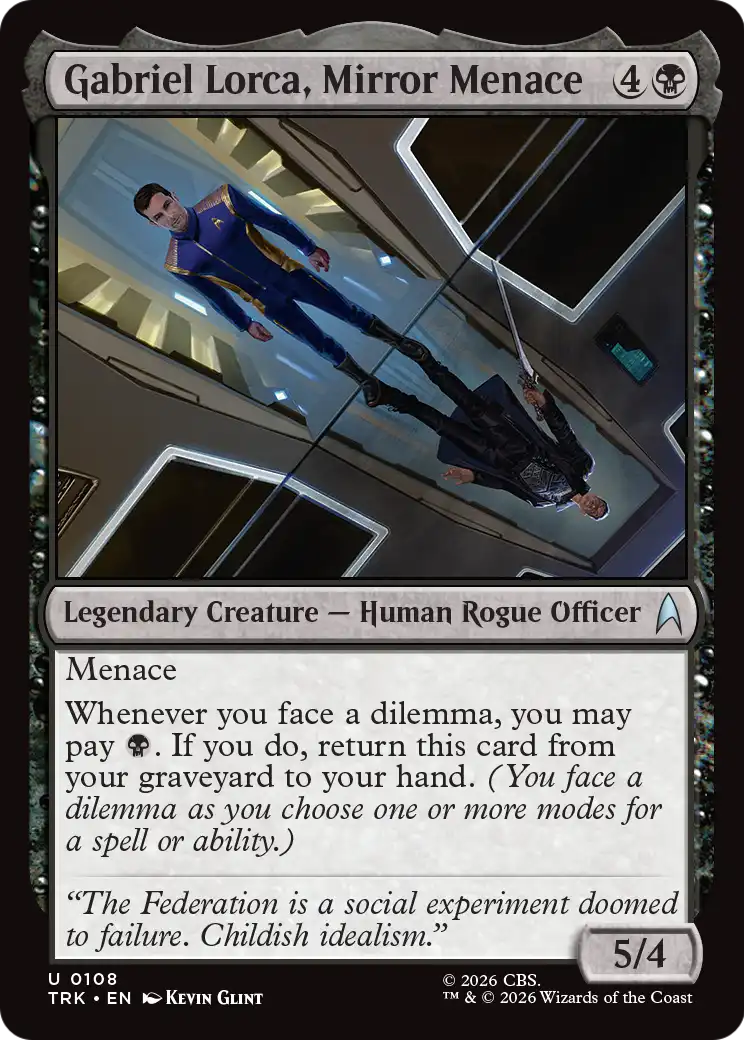 Gabriel Lorca, Mirror Menace [Star Trek] | Devastation Store