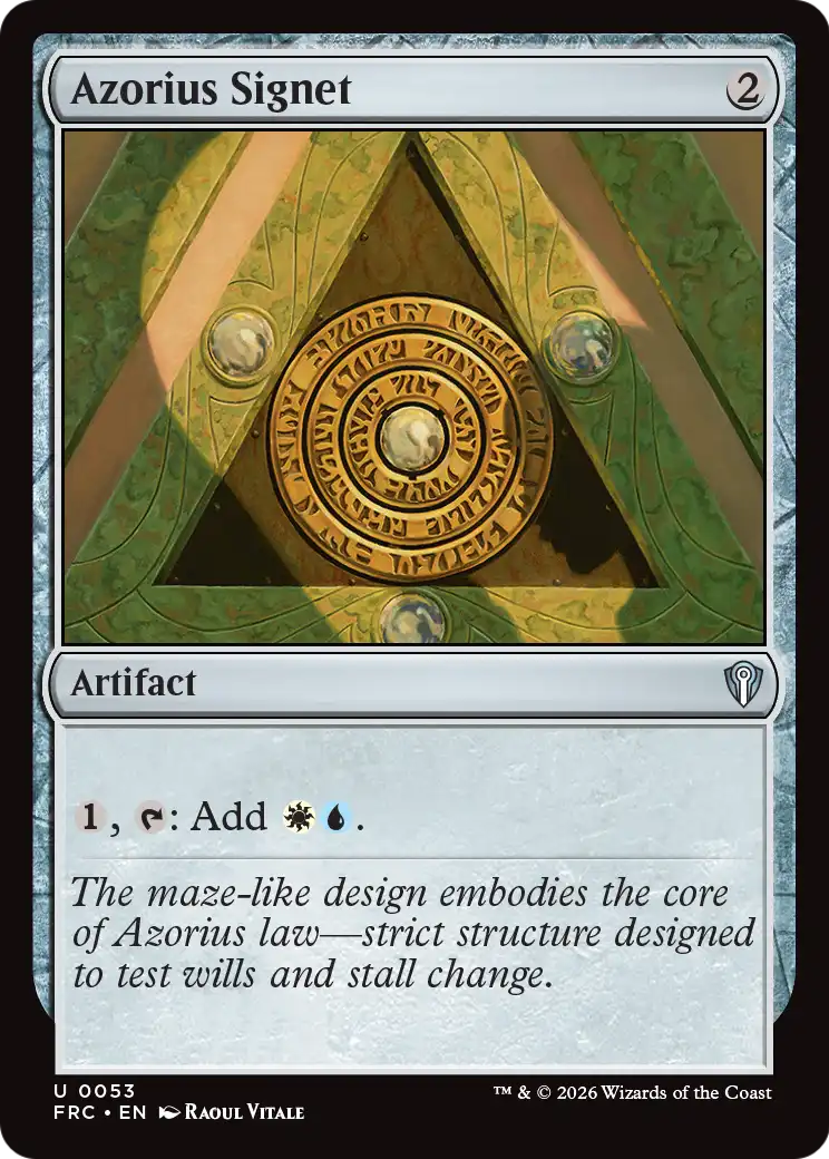 Azorius Signet [Reality Fracture Commander] | Devastation Store