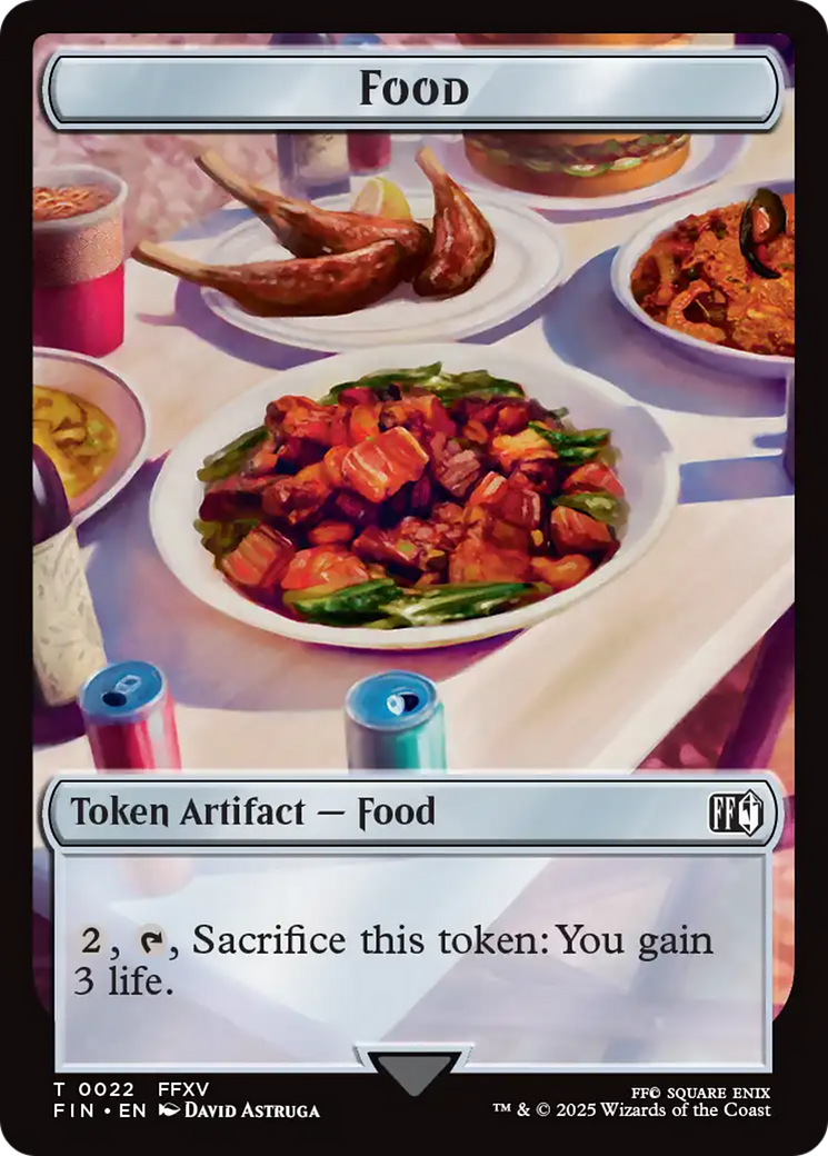 Hero (0005) // Food Double-Sided Token [FINAL FANTASY Tokens] | Devastation Store