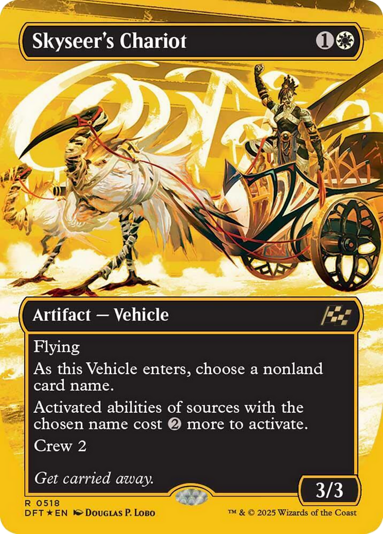 Skyseer's Chariot (Borderless) (First-Place Foil) [Aetherdrift] | Devastation Store