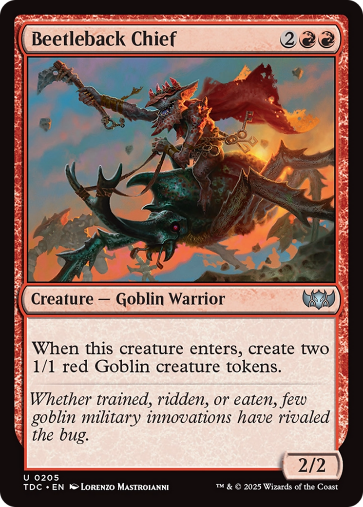 Beetleback Chief [Tarkir: Dragonstorm Commander] | Devastation Store