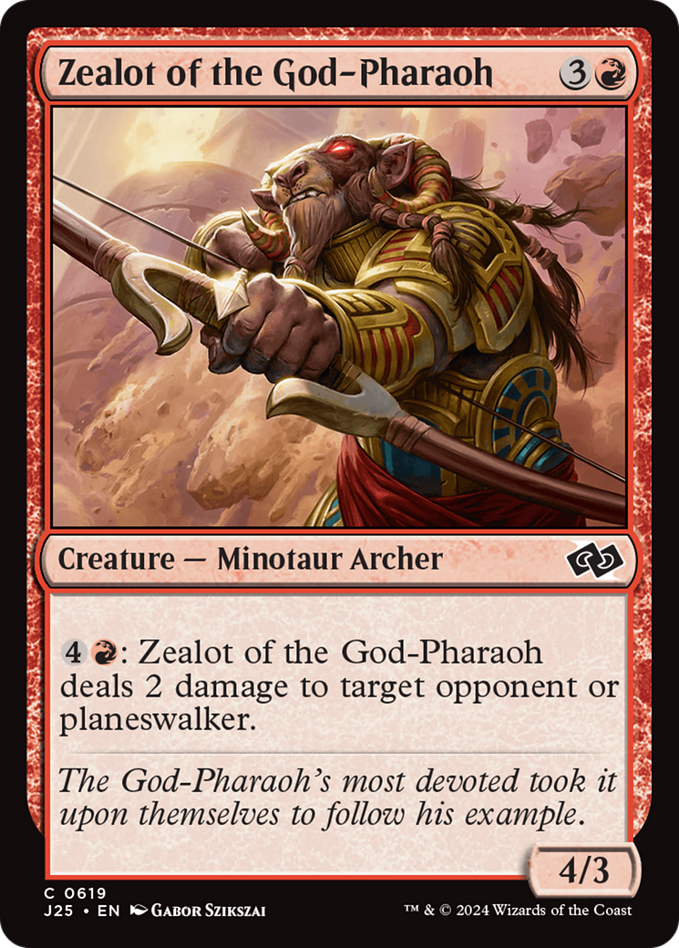 Zealot of the God-Pharaoh [Foundations Jumpstart] | Devastation Store