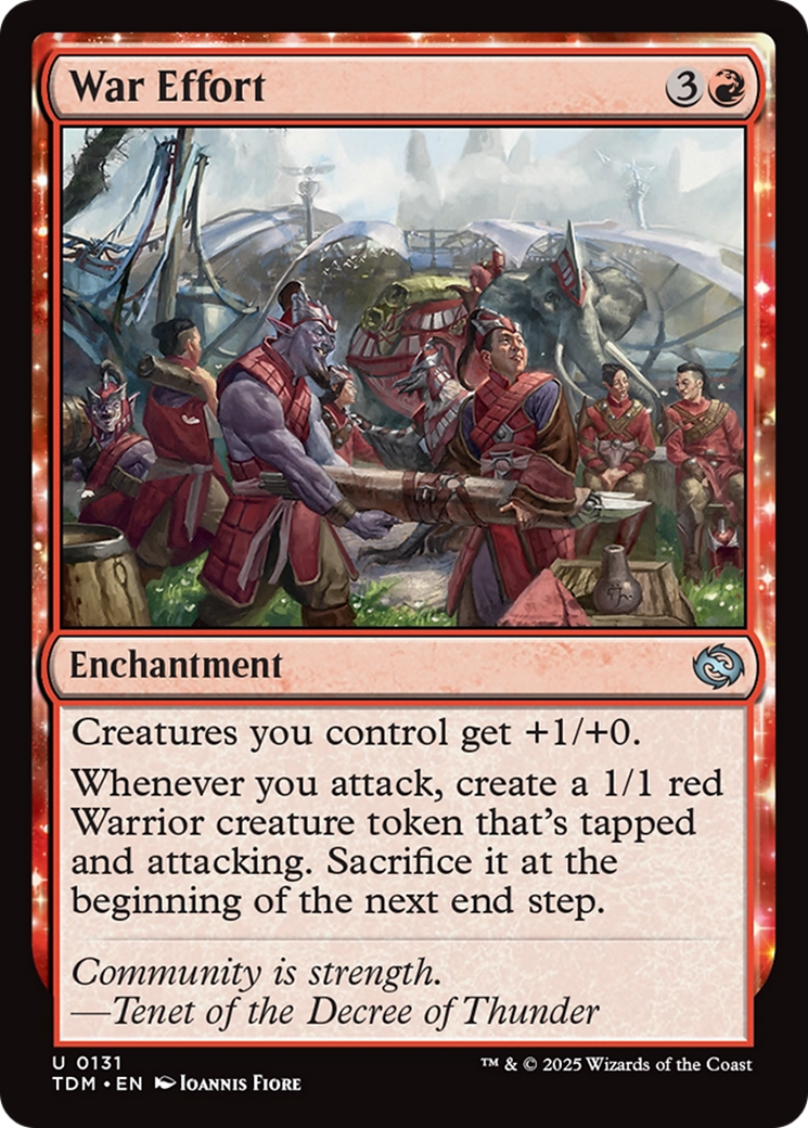 War Effort [Tarkir: Dragonstorm] | Devastation Store