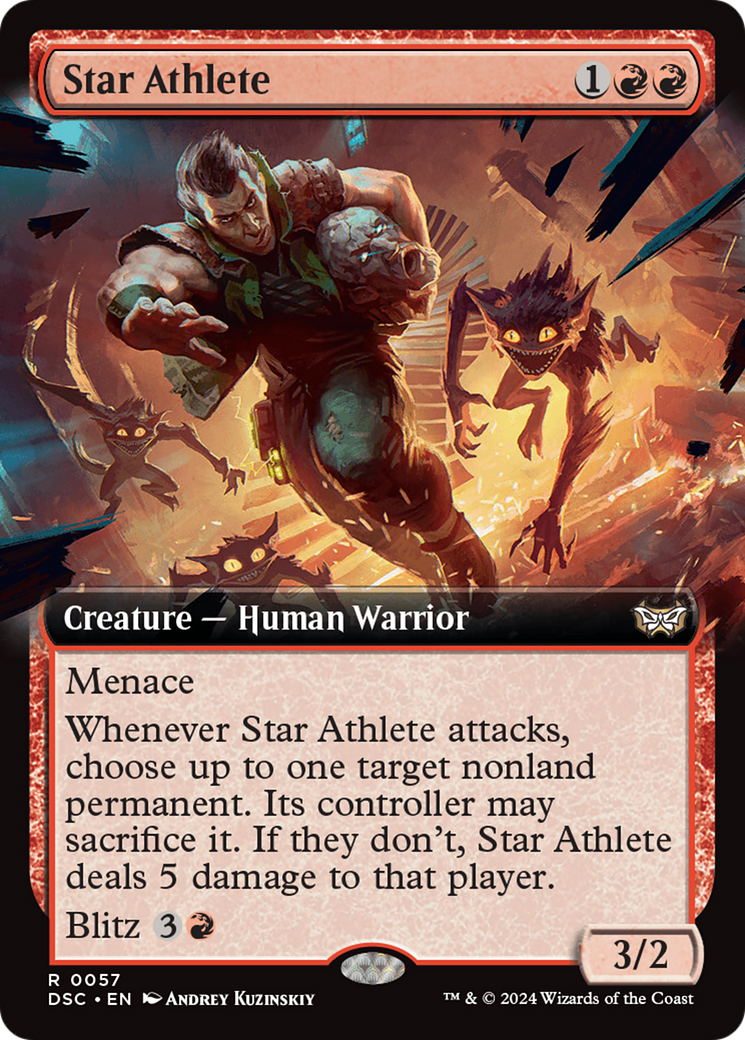 Star Athlete (Extended Art) [Duskmourn: House of Horror Commander] | Devastation Store