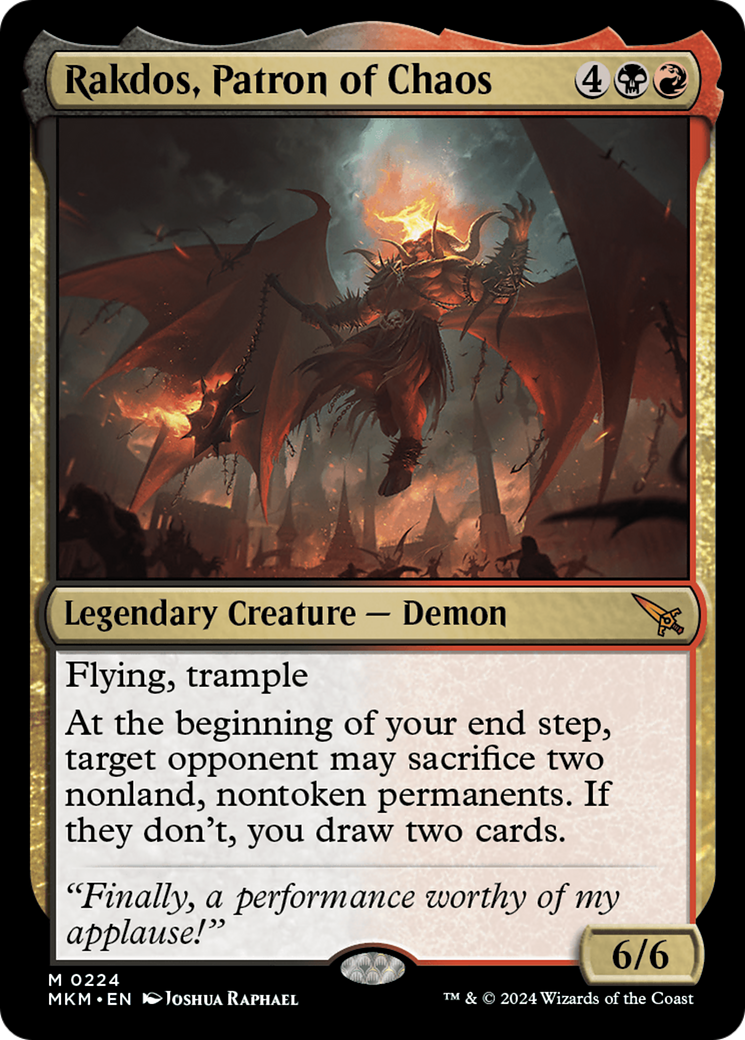 Rakdos, Patron of Chaos [Murders at Karlov Manor] | Devastation Store