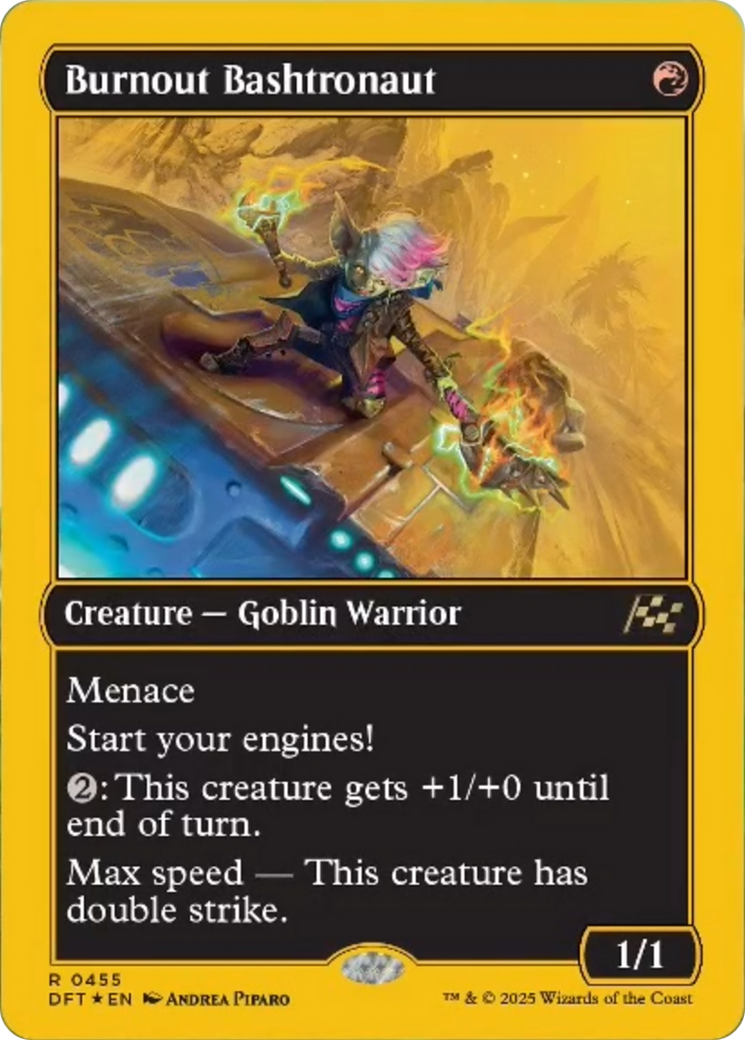 Burnout Bashtronaut (First-Place Foil) [Aetherdrift] | Devastation Store