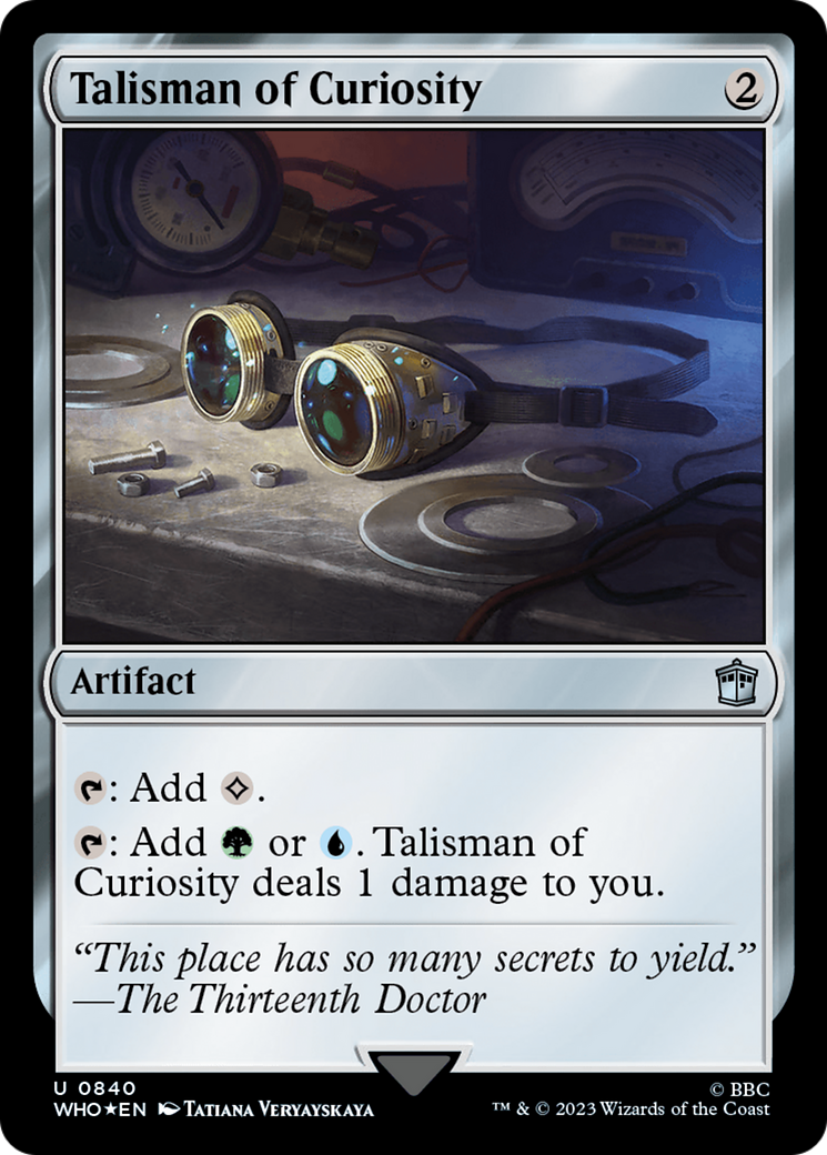 Talisman of Curiosity (Surge Foil) [Doctor Who] | Devastation Store