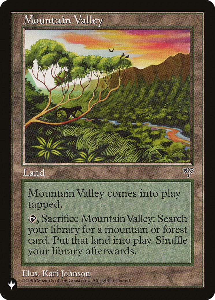 Mountain Valley [The List Reprints] | Devastation Store