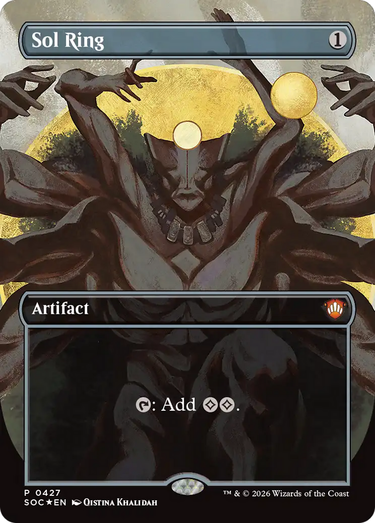 Sol Ring (Borderless) [Secrets of Strixhaven Commander] | Devastation Store
