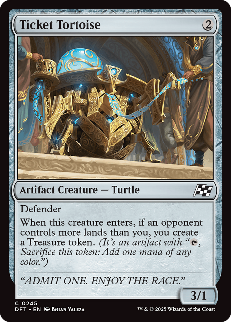 Ticket Tortoise [Aetherdrift] | Devastation Store
