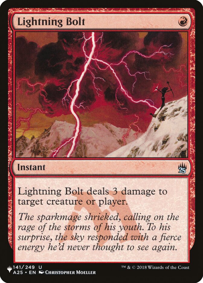 Lightning Bolt (141/249) [The List] | Devastation Store